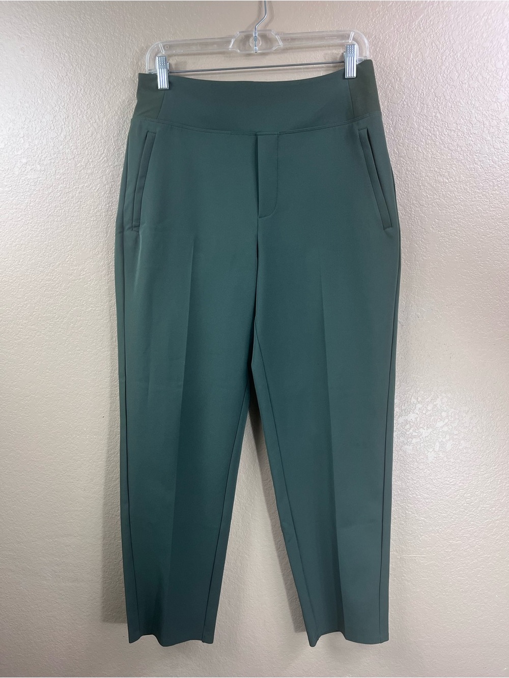 Athleta Endless High Rise tapered pants in dark green - Picture 3 of 9
